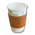 Jasper Brown Suede Leather Coffee Sleeve